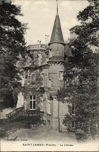 Ak Sainte James Manche, Château