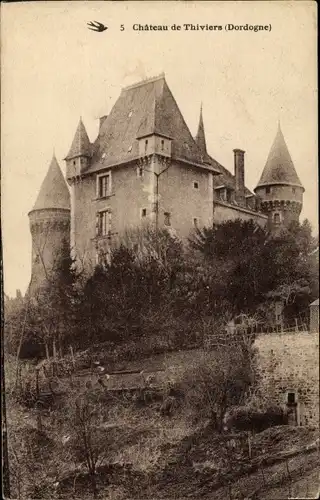 Ak Thiviers Dordogne, Château