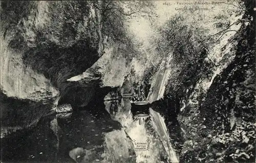 Ak Aix les Bains Savoie, Gorges du Sierroz