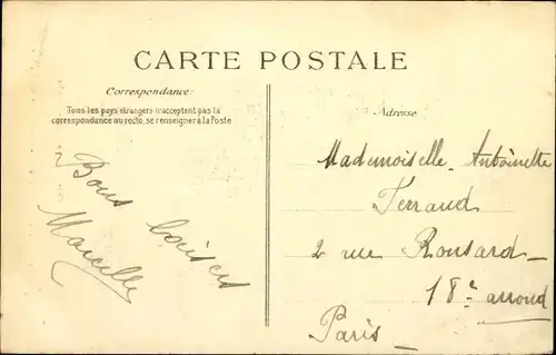 Ak Coye Oise, Château de la Reine Blanche