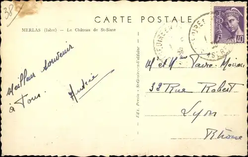 Ak Isere, Château de St. Sixte