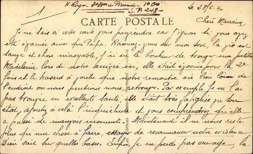 Ak Blomac Aude, Château