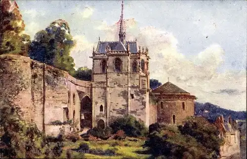 Künstler Ak Bourgeois, Eug., Amboise Indre et Loire, Château d'Amboise