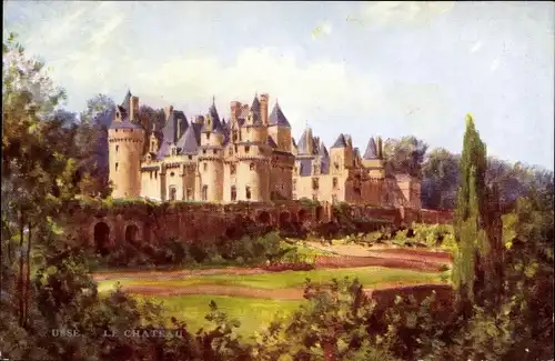 Künstler Ak Bourgeois, Eug., Rigny Usse Indre et Loire, Château