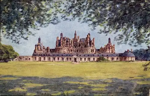 Künstler Ak Bourgeois, Eug., Chambord Loir et Cher, Château, Louis XIV.