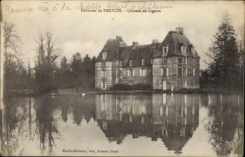 Ak Briouze Orne, Château de Lignou