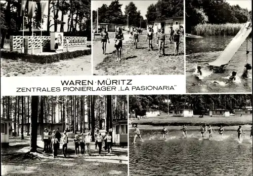 Ak Waren an der Müritz, Zentrales Pionierlager La Pasionaria