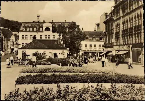 Ak Aue im Erzgebirge Sachsen, Altmarkt, Passanten