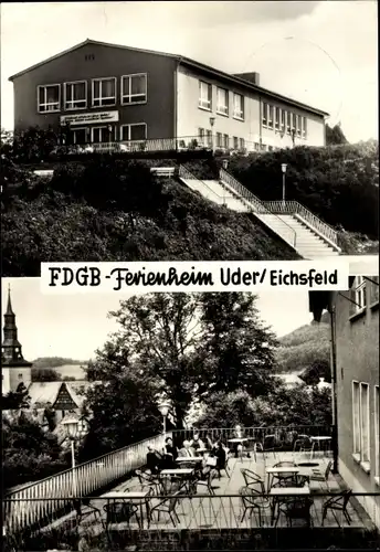 Ak Uder im Eichsfeld Thüringen, FDGB-Ferienheim