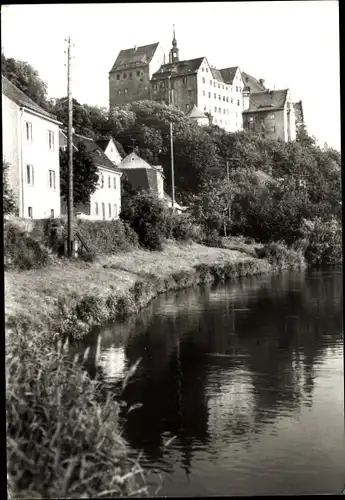 Ak Colditz in Sachsen, Blick zum Schloss