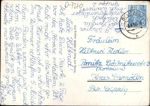 Ak Delitzsch in Sachsen, Breiter Turm