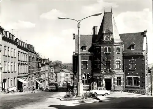 Ak Treuen im Vogtland, Postplatz