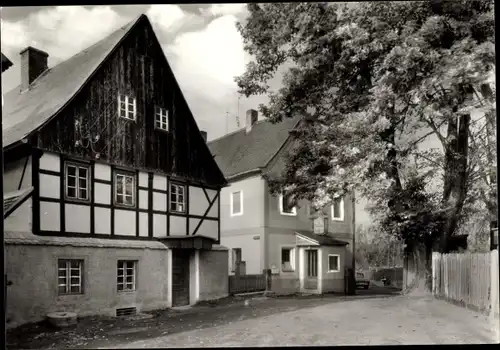 Ak Höfgen Grimma in Sachsen, Technische Schauanlge Wassermühle u. Gaststätte Zur Wassermühle