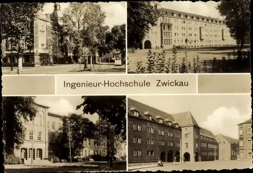 Ak Zwickau in Sachsen, Ingenieur-Hochschule