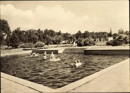 Ak Kahla in Thüringen, Nichtschwimmerbecken im Volksbad