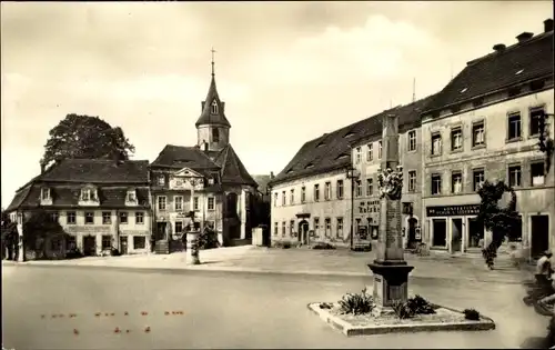 Ak Mutzschen Grimma in Sachsen, Karl Liebknecht Platz