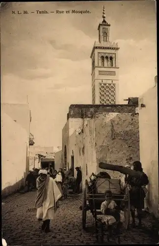 Ak Tunis Tunesien, Rue et Mosquée