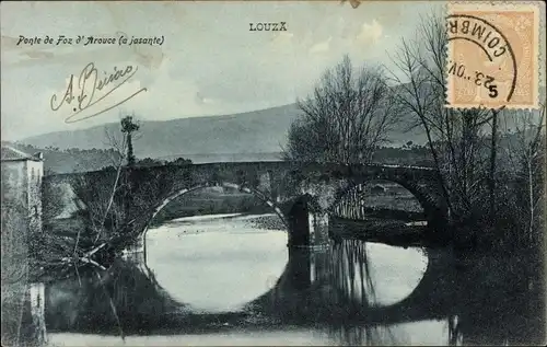 Ak Louza Portugal, Ponte de Foz d'Arouce (a jasante), Brücke