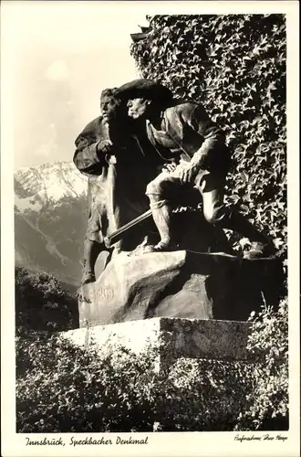 Ak Innsbruck in Tirol, Speckbacher Denkmal