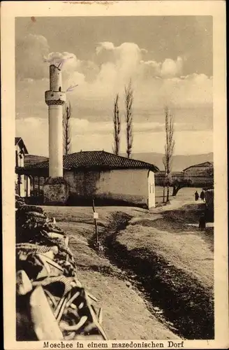 Ak Mazedonien, Moschee in einem mazedonischen Dorf