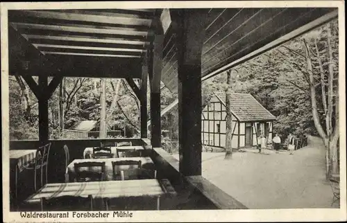 Ak Hoffnungsthal Rösrath im Rheinisch Bergischen Kreis, Waldrestaurant Forsbacher Mühle