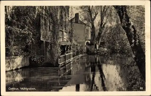 Ak Cottbus in der Niederlausitz, Mühlgraben