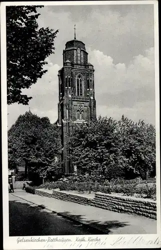 Ak Rotthausen Gelsenkirchen Westfalen, Kath. Kirche