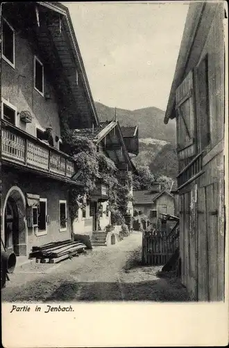 Ak Jenbach in Tirol, Postgasse