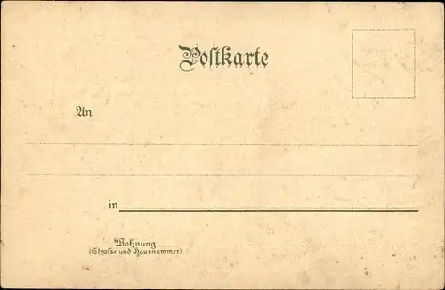 Mondschein Litho Appenweier in Baden Schwarzwald, Bahnhof, Gleisseite, Ortsansicht