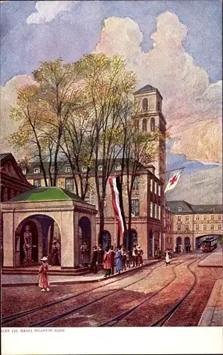 Künstler Ak Mülheim an der Ruhr, Jung Siegfried in Eisen, Jugendkompagnien 1915