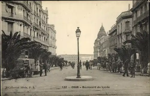 Ak Oran Algerien, Boulevard du Lycee