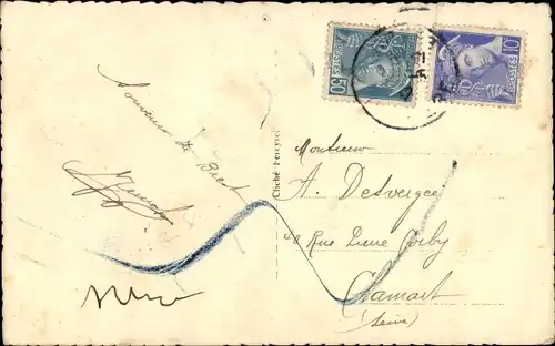 Ak Französisches Kriegsschiff, Porte Avion Bearn