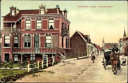 Ak Egmond aan Zee Nordholland Niederlande, Voorstraat