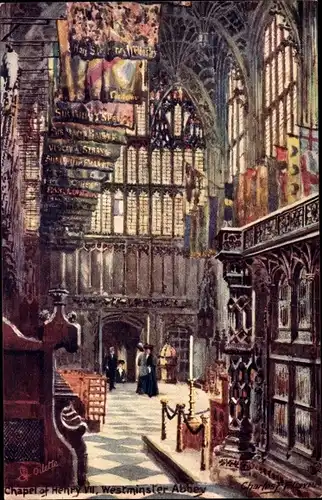 Künstler Ak Flower, Charles, London City, Westminster Abbey, Chapel of Henry VII