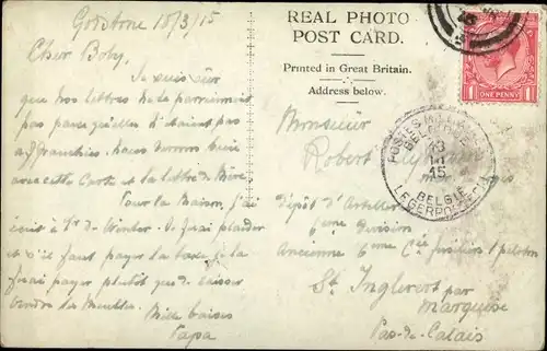 Ak Godstone Surrey England, Church Town