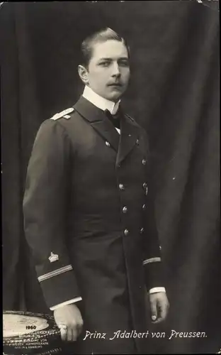 Ak Prinz Adalbert von Preußen in Uniform, Portrait in Uniform