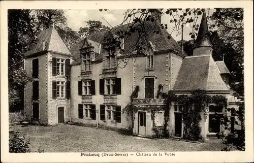Ak Prahecq Deux Sèvres, Château de la Voûte