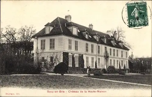 Ak Sucy en Brie Val de Marne, Château de la Haute Maison