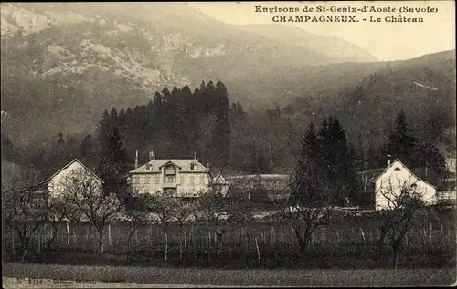 Ak Champagneux Savoie, Château