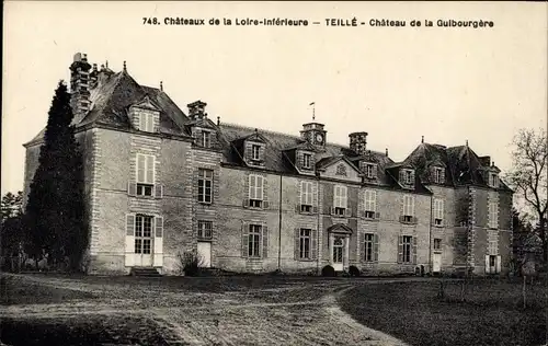 Ak Teillé Loire Atlantique, Château de la Guibourgère
