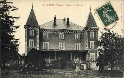 Ak Fleurieux Rhône, Chateau du Chene