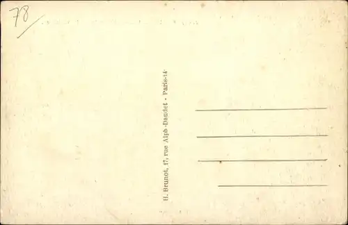 Ak Galluis Yvelines, Chateau du Lieutel vu du Parc