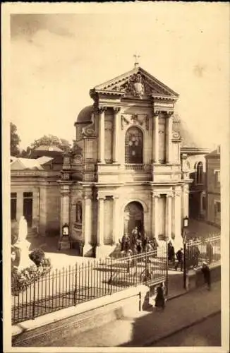 Ak Lisieux Calvados, La Chapelle des Carmelites, La facade