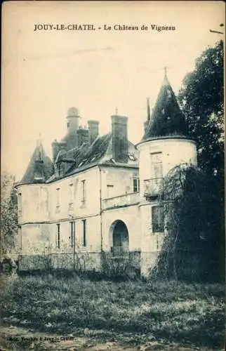 Ak Jouy le Châtel Seine et Marne, Le Chateau de Vigneau