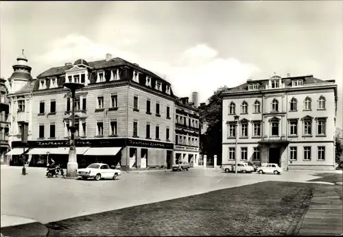 Ak Crimmitschau in Sachsen, Markt, HO-Kaufhaus Zentrum, Haus der Einheit