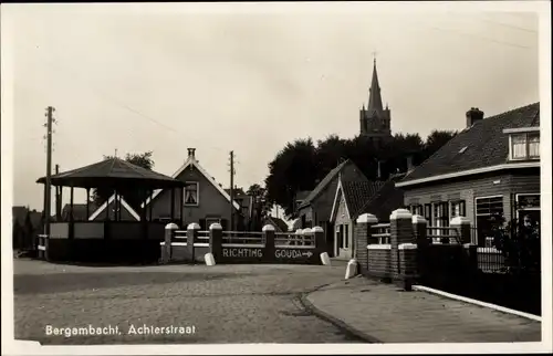 Ak Bergambacht Südholland, Achterstraat