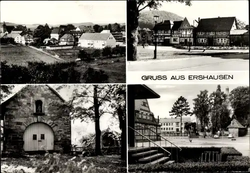 Ak Ershausen Schimberg im Eichsfeld, Ortsansichten