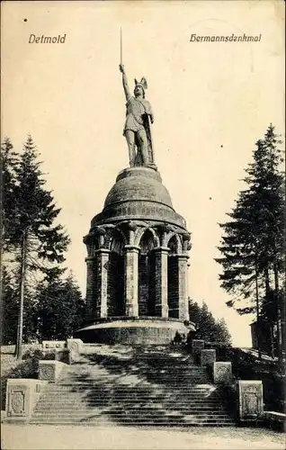 Ak Detmold am Teutoburger Wald, Hermannsdenkmal