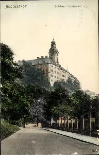 Ak Rudolstadt in Thüringen, Schloss Heidecksburg, Außenansicht