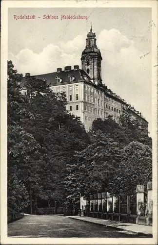 Ak Rudolstadt in Thüringen, Schloss Heidecksburg, Außenansicht